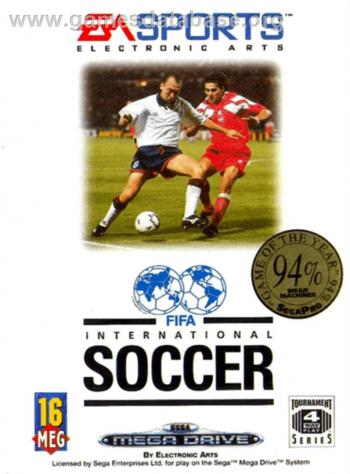 Cover FIFA International Soccer for Genesis - Mega Drive